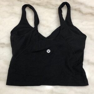 lululemon athletica Black Crop Top